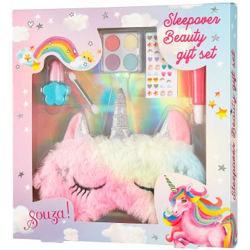 Souza Beauty Set Make-Up & Schlafmaske EINHORN