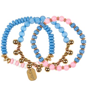Souza 3 Armbänder MERLE blau