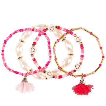Souza 3 Bracelets GINA Flowers pink