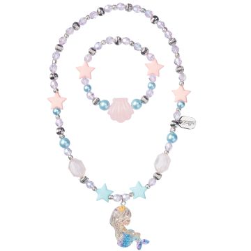 Souza Children's Jewelry Set NECKLACE & BRACELET Mermaid Maxe