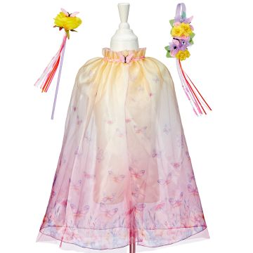 Souza Costume BUTTERFLY Cape, Headband & Wand Danae (3-4 yrs)