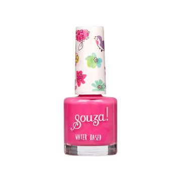 Souza Vegan Water Based NAIL POLISH fuchsia pearl
