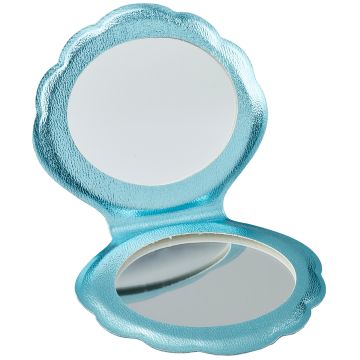 Souza Folding POCKET MIRROR Seashell blue