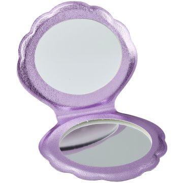 Souza Folding POCKET MIRROR Seashell purple