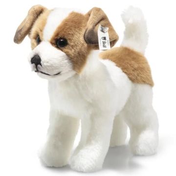 Steiff HUND "Terrie" Weiß & Braun (17cm)