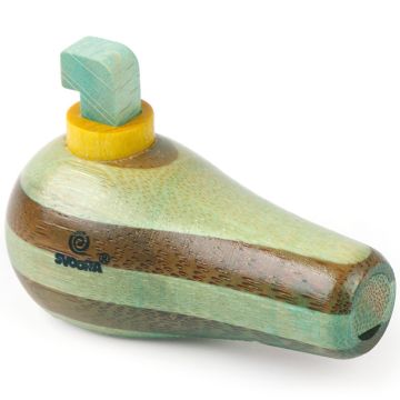 Svoora Bamboo BIRD WHISTLE "Prisma" Blue