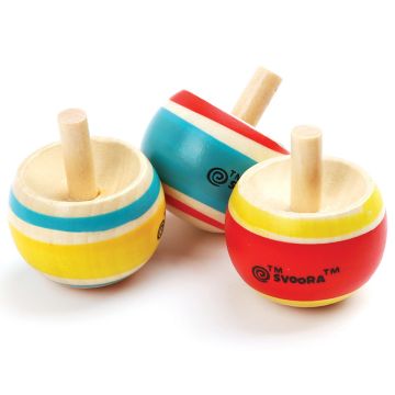 Svoora 3er-Set WENDEKREISEL "Classic"