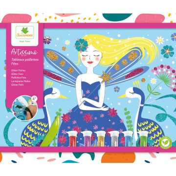 Sycomore 5 GLITZERBILDER "Artissimo" Feen (4 Jahre+)                                                       