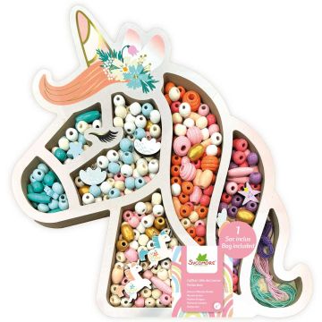 Sycomore WOODEN BEAD SET "Les Perles" Unicorn