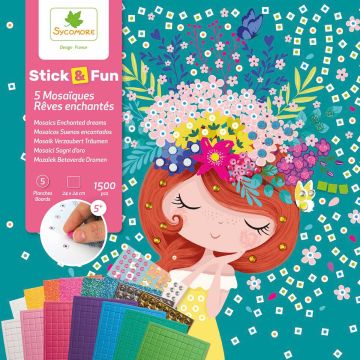 Sycomore MOSAIC CRAFT KIT "Stick & Fun" Enchanted Dreams (5 years+)
