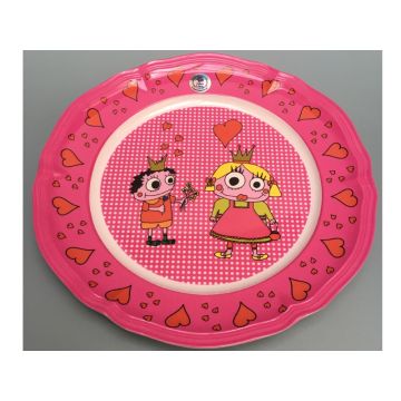 Supersoso Teller groß PRINZESSIN pink