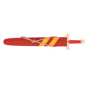 VAH RITTER SCHWERT mit Halterung LANCELOT Rot (60cm)
