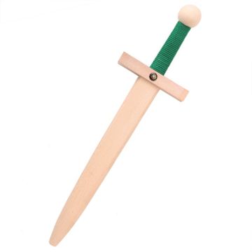VAH Wooden SWORD "Lancelot" Green (42cm)