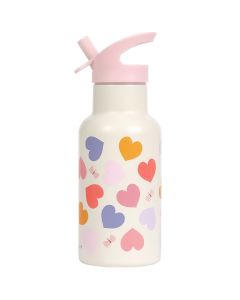 A Little Lovely Company Edelstahl TRINKFLASCHE Herzen (350 ml)