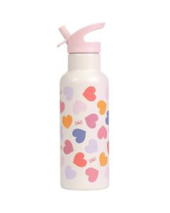 A Little Lovely Company Edelstahl TRINKFLASCHE Herzen (500 ml)