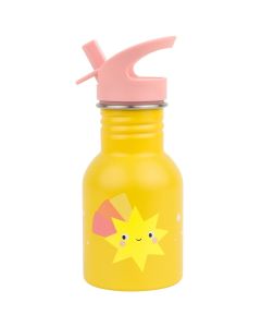 A Little Lovely Company Mini Stainless Steel WATER BOTTLE Shooting Star (350 ml)