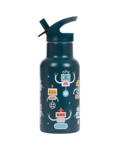 A Little Lovely Company Edelstahl TRINKFLASCHE Roboter (350 ml)