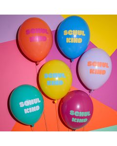 Ava & Yves 12 Balloons SCHULKIND Rainbow