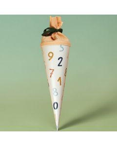 Ava & Yves SCHULT&Uuml;TE mit Zahlen Pastell/Wei&szlig; (35 cm)