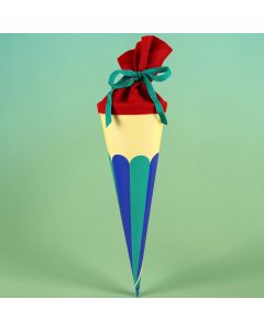 Ava & Yves SCHOOL CONE Ice Cream Light Yellow/Red (35 cm)