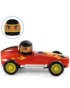 Djeco SPIELZEUGAUTO Crazy Motors RENNWAGEN "Super Speed" Roter Flitzer