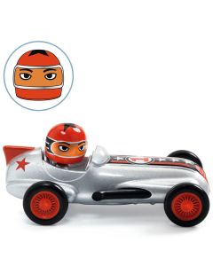 Djeco SPIELZEUGAUTO Crazy Motors RENNWAGEN "Super Speed" Silver Flitzer 