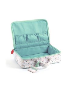 Djeco PUPPE POMEA Puppenkoffer mint