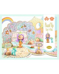 Djeco Tinyly Puzzle SPIELWELT & FIGUREN Lily & Polo (24 Teile)