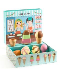 Djeco Rollenspiel EISDIELE "Lina & Lino" (3 Jahre+)