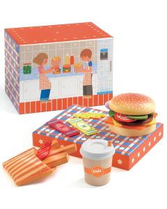 Djeco American-Style PLAY KITCHEN Set "P'ti"&nbsp; (4 years+)
