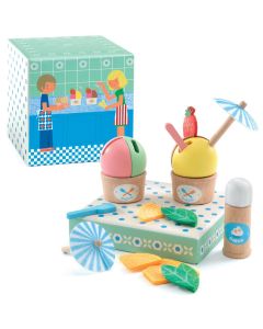 Djeco ROLE-PLAY ICE CREAM SET "P'ti" (4 years+)