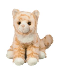 Douglas Toys PLUSH TOY CAT Adele Orange Striped Sitting (23 cm)