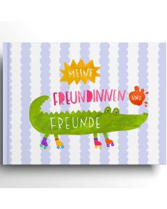 Frau Ottilie MEMORY BOOK "School Friends" Crocodile (German)