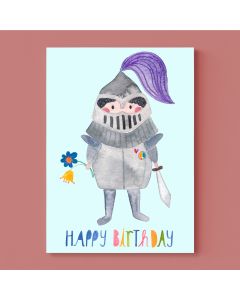 Frau Ottilie POSTCARD "Happy Birthday" Knight