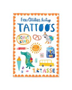 Frau Ottilie TATTOOS "Schulkind" Crocodile & Monkey