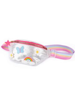 Great Pretenders BAUCHTASCHE "No Compromise" Regenbogen & Schmetterlinge