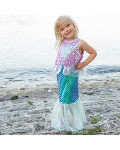 Great Pretenders MEERJUNGFRAU KOST&Uuml;M "Misty lila/blau" (7-8 Jahre)