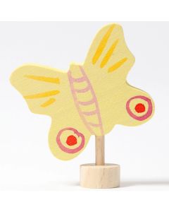 GRIMM'S FIGURINE for Birthday Ring BUTTERFLY Yellow