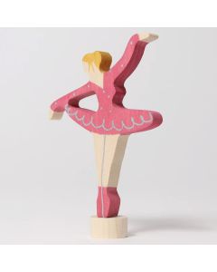 GRIMM'S STECKFIGUR f&uuml;r Geburtstagsring BALLERINA Rubinrot