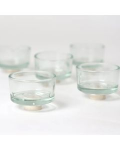 GRIMM'S TEELICHTHALTER f&uuml;r Geburtstagsring Glas (5 St&uuml;ck)
