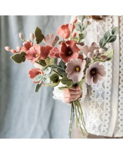 Gry & Sif Large Felt Flower HOLLYHOCK