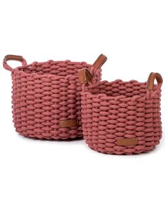 KidsDepot Aufbewahrungskorb Set KORBO terra M
