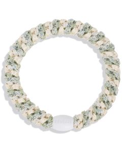 KKNEKKI HAIR TIE Ivory Glitter Dusty Lind Green
