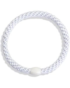 KKNEKKI Slim HAIR TIE White
