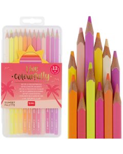 Legami 12 Buntstifte LIVE COLORFULLY Sunset Palette