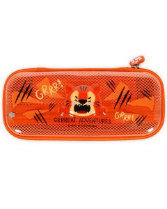 Legami PENCIL CASE Transparent TIGER "WonderWow"