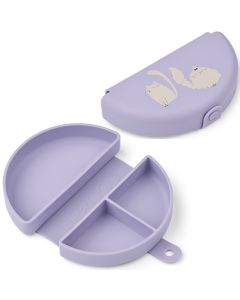 LIEWOOD Foldable SNACKBOX Eugene "Cats" Warm Lilac