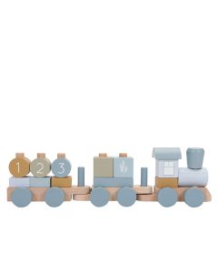 Little Dutch Holz-Eisenbahn mit Steck-Formen OCEAN