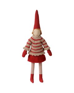 Maileg PIXY PUPPE M&auml;dchen mit Gestreiftem Strickpullover (Gr&ouml;&szlig;e 2)
