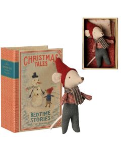 Maileg Baby WEIHNACHTSMAUS im Buch